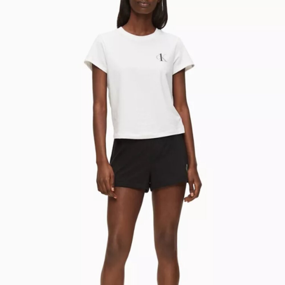 UNWORN- 2 CK One Sleep Shorts and 1 Lounge Short Sleeve Crewneck